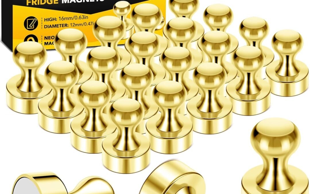 Wholesale 20 Pack Refrigerator Magnets Yellow Strong Whiteboard Magnets Small Magnets for Kitchen School Office Factory & Supplier OEM