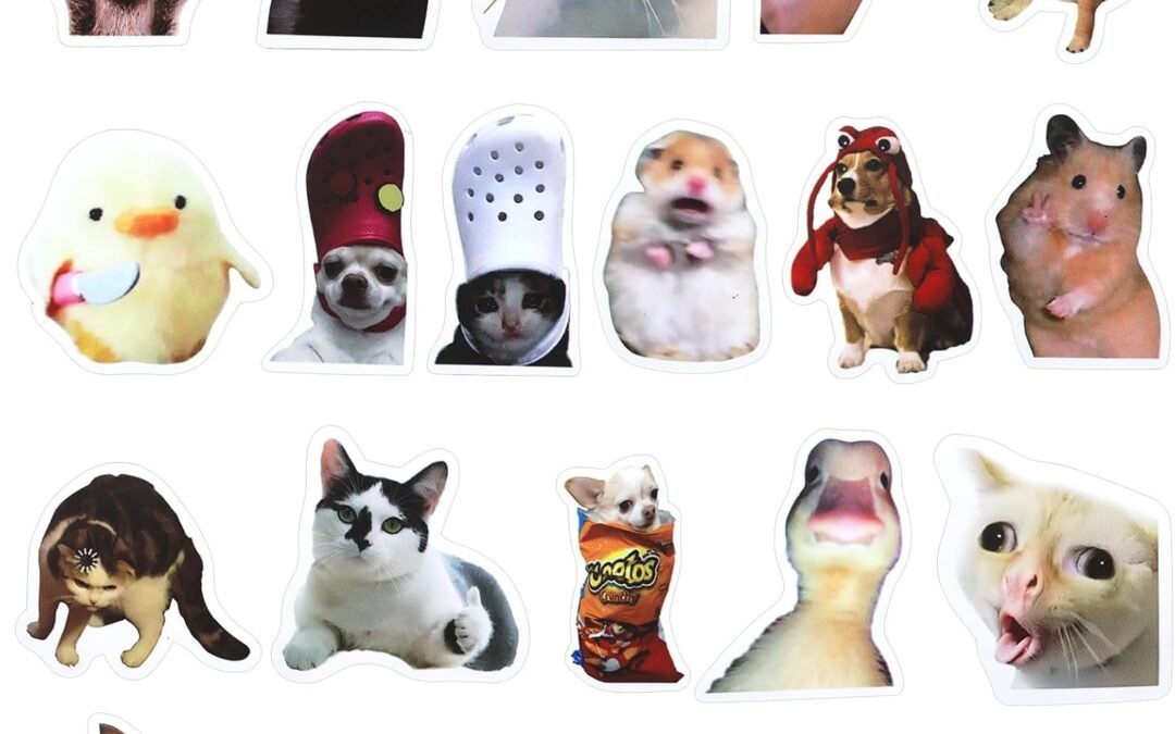 Wholesale 20Pcs Funny Meme Fridge Magnets, Cute Weird Magnetic Magnetic Stickers Decor Refrigerator, Humorous Cat Dog Hamster Magnets for Kitchen Home Office Cabinets School Locker Decor Factory & Supplier OEM