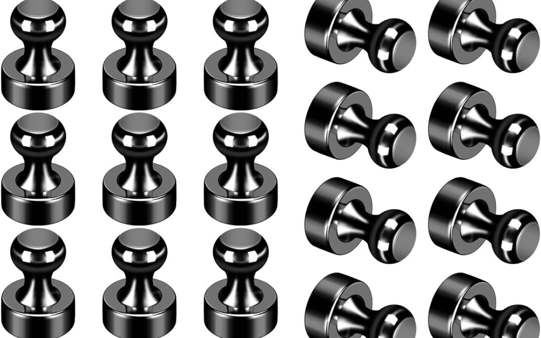Wholesale 24Pack Black Fridge Magnet Refrigerator Magnets Strong Magnets for Whiteboard Lockers Fridge Office Classroom Kitchen Home Adults Factory & Supplier OEM