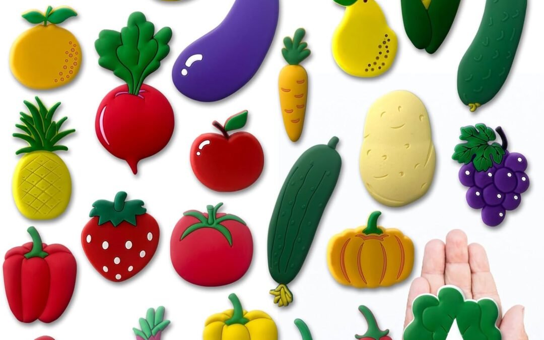 Wholesale 25pcs Refrigerator Magnets for Kids – Fridge Magnet for Toddlers 1-3 Kids Magnets for Fridge Baby Educational Gift, Fruit and Vegetable Magnets for Kids Factory & Supplier OEM