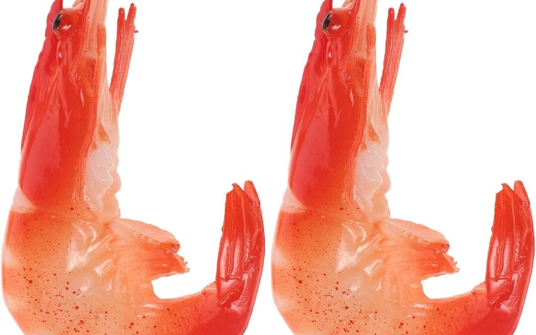 Wholesale 2pcs Food Magnets Funny Kitchen Artificial Shrimp White Board Magnet Refrigerator Magnets Decorative Lovely Fridge Magnets Decorative Fridge Decor Fake Shrimp Ocean 3d Pvc Red Factory & Supplier OEM