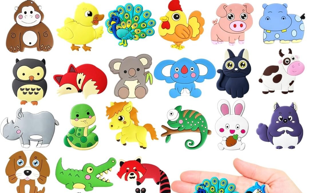Wholesale 30 Pcs Rubber Fridge Magnets for Kids,Cute Animals Magnets,Farm Refrigerator Magnets for Toddlers,Whiteboard,Education,Gift Factory & Supplier OEM