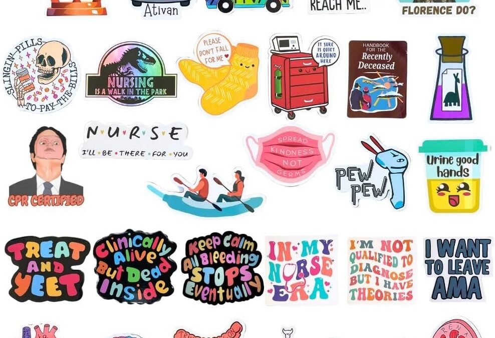 Wholesale 30PC Nurse Magnets Funny Magnetic Magnet for Refrigerator Fridge Locker Decal Fun Cool Cute Anatomy Drug Medical Assistant Hospital Work Office Nursing School Week Graduation Gifts Bulk Accessories Factory & Supplier OEM