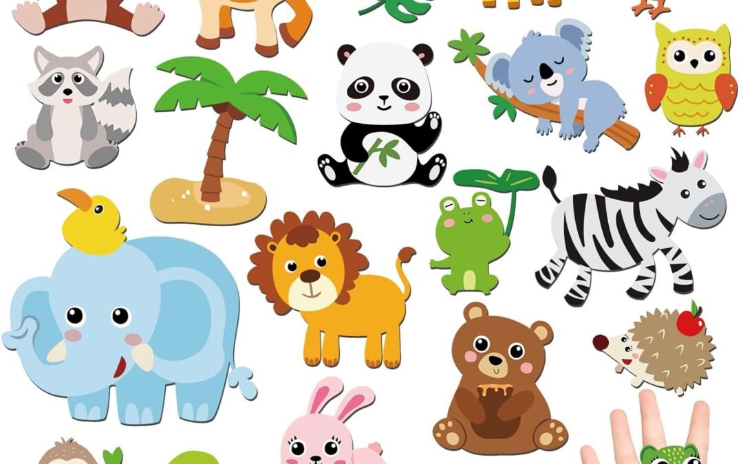 Wholesale 30pcs Jungle Animals Fridge Magnets for Toddlers Wild Animals Refrigerator Magnets for Toddlers 1-3 Kids Removable and Reusable Animal Magnetic Toys Kids for Whiteboard Classroom Nursery Zoo Baby Gift Factory & Supplier OEM
