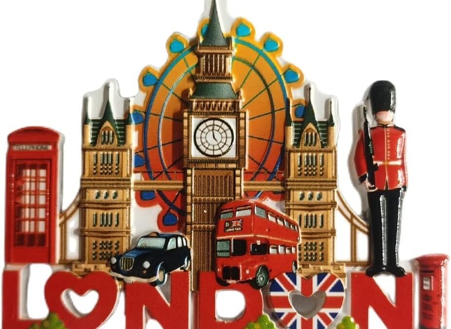 Wholesale 3D London UK Fridge Magnet Souvenir Gift,Resin Handmade London Refrigerator Magnet Home & Kitchen Decoration Collection Factory & Supplier OEM