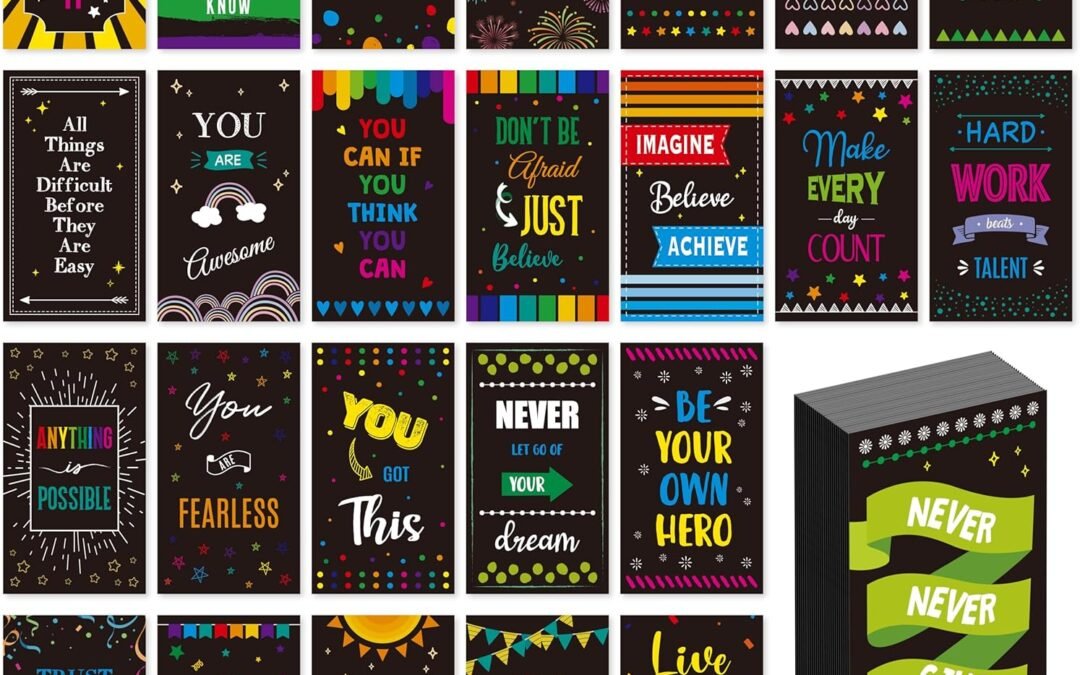 Wholesale 50 PCS Motivational Magnets, 25 Designs Inspirational Magnets Positive Affirmation Decals for Kids, Adults, Fridge (2′ x 3.5′) Factory & Supplier OEM