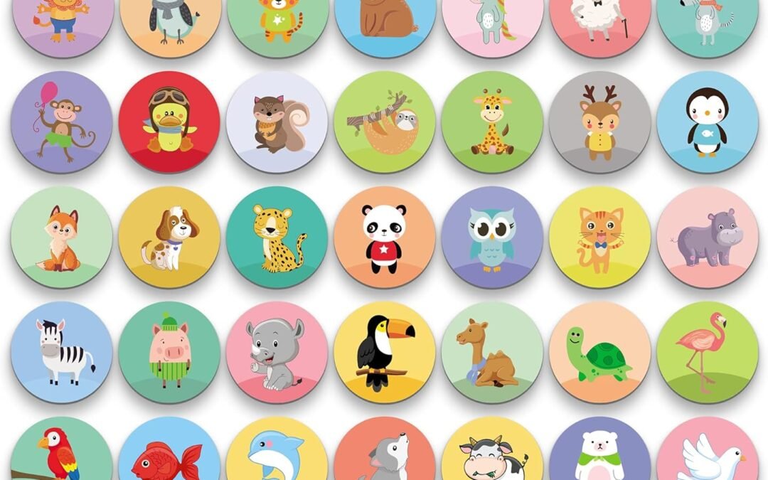 Wholesale 54PCS Animal Magnets for Refrigerator Decorative Fridge Lockers Magnets Cute Kitchen Iron Office Whiteboards Suitable for Adults Factory & Supplier OEM