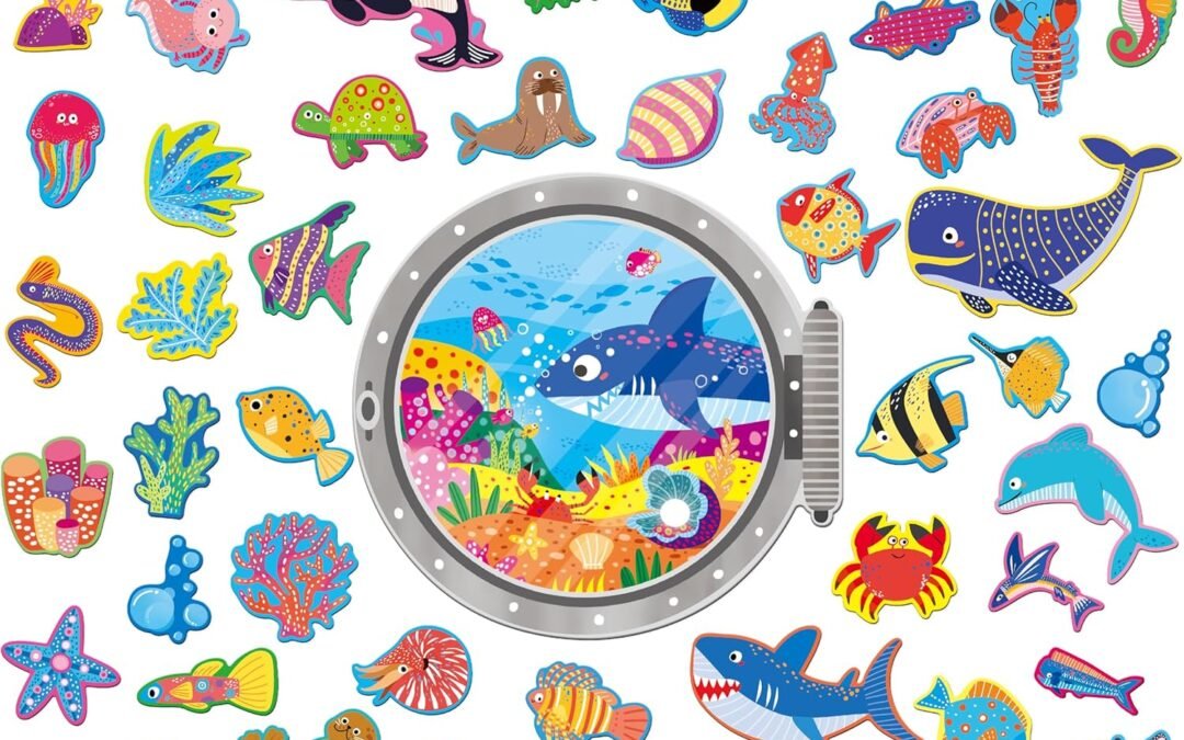 Wholesale 60PCS Cruise Door Decorations, Magnetic Ocean Cruise Door Magnet Waterproof Sea Animals Magnet Stickers Ocean Fridge Decors for Refrigerator, Carnival Cruise Party Supplies Factory & Supplier OEM