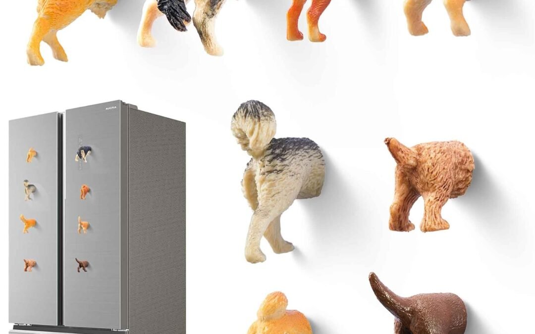 Wholesale 8Pcs Add Some Humor and Funny to Your Fridge with Dog Butt Magnets – Perfect for Home Refrigerator Magnets for Adults (Dog Butts) Factory & Supplier OEM
