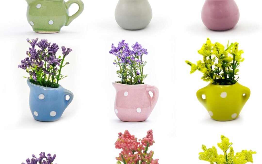 Wholesale 9Pack Cute Mini Vase Magnets for Fridge, Mini Ceramic Vase Refrigerator Magnets, Funny Plant Magnet for Refrigerator Decoration Kitchen Locker Kitchen Office Factory & Supplier OEM