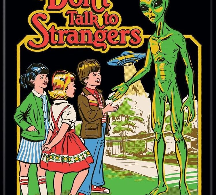Wholesale Ata-Boy Steven Rhodes Don’t Talk to Strangers 2.5″ X 3.5″ Magnets for Refrigerators and Lockers Factory & Supplier OEM