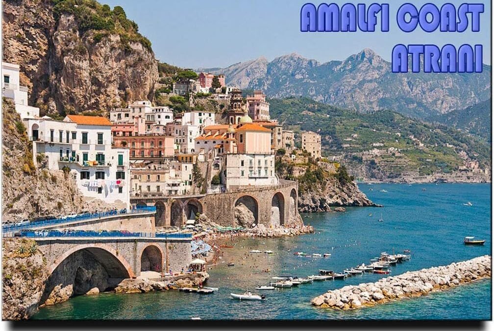 Wholesale Atrani Fridge Magnet Amalfi Coast Italy Travel Souvenir Factory & Supplier OEM