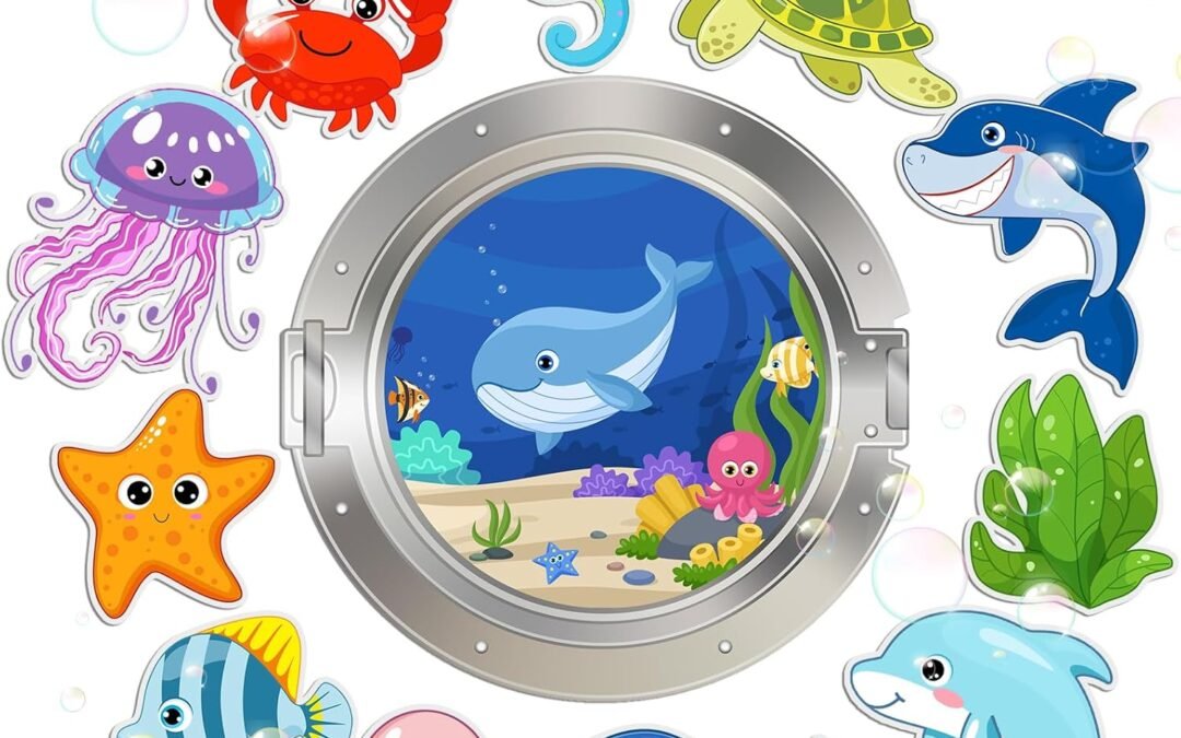 Wholesale Blosssound 12 Pcs Ocean Cruise Door Decorations Magnetic Sea Animal Cruise Door Magnets Under The Sea Magnets Decor Refrigerator Magnetic Decals for Ocean Underwater Marine Life Party Fridge Car Factory & Supplier OEM