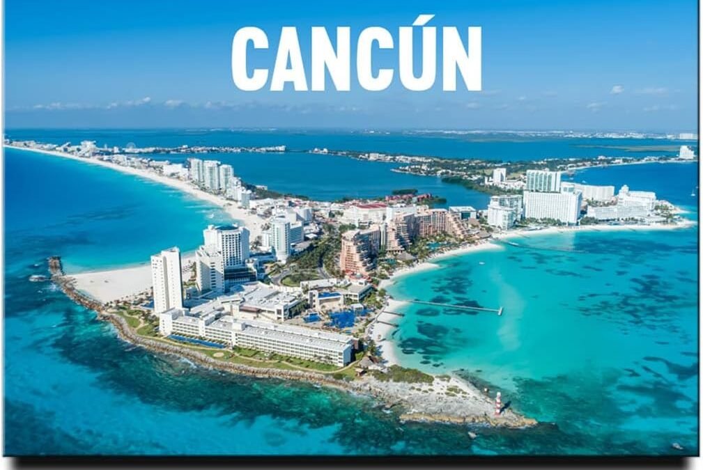 Wholesale Cancun Fridge Magnet Mexico Travel Souvenir Cancún Riviera Maya Yucatan Factory & Supplier OEM
