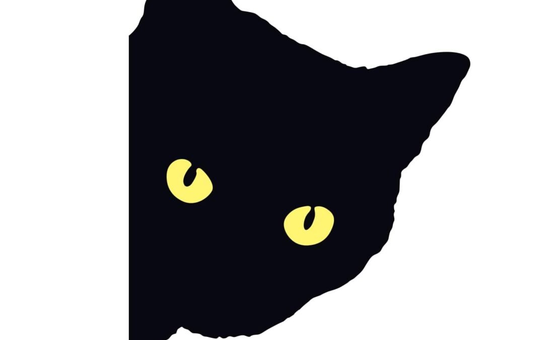 Wholesale Cat Peeking Car Stickers Cat Watching Magnet Vinyl Reflective Decals Waterproof Funny for Car Bumper Motorcycle (Black -1PCS) Factory & Supplier OEM