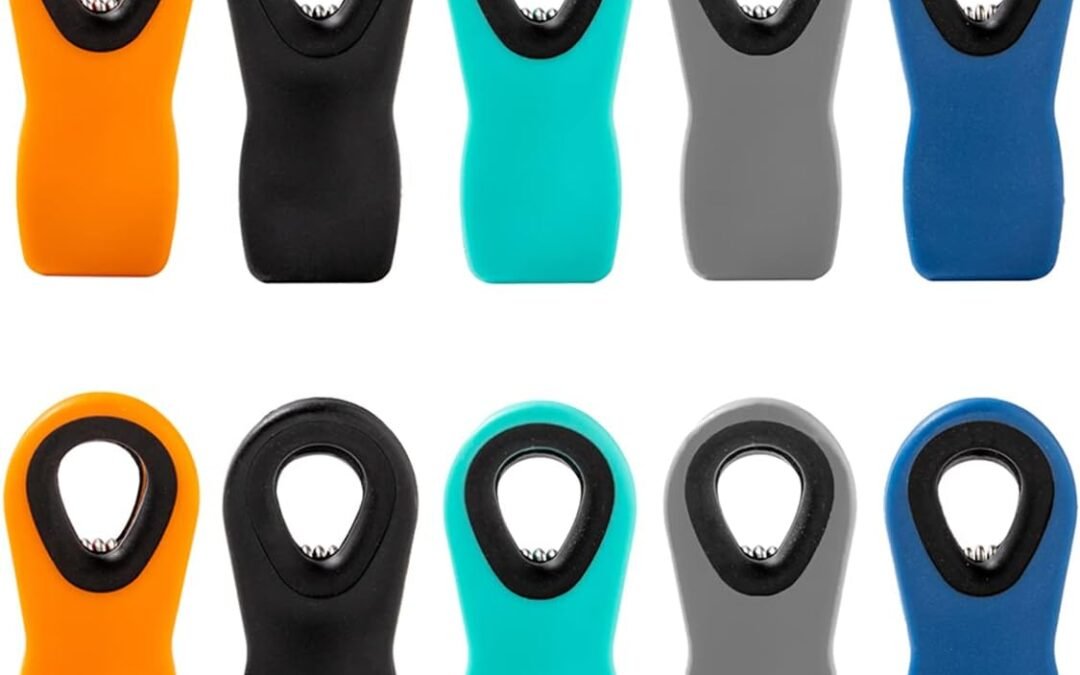 Chip Clips Bread Clips Bag Clips Magnetic Clips Chip Clip Chip Clips Bag Clips Food Clips Clips for Food Packages Chip Bag Clip (10pcs Colored)