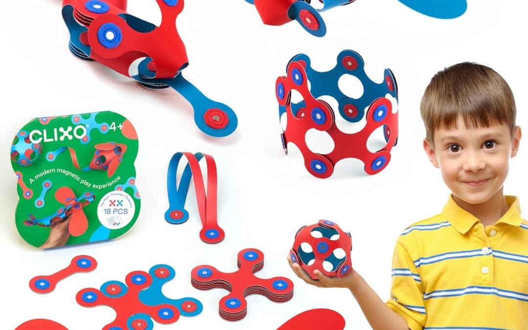 Wholesale Clixo Itsy Magnetic Toy for Kids – Flexible, Durable, Imagination-Boosting Magnet Building Toy. Educational Multi-Sensory STEM Experience. Great as a Travel Game. Ages 4-99. 18 Piece Pack Factory & Supplier OEM