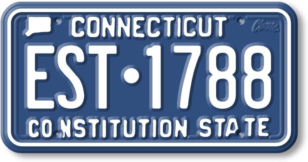 Wholesale Connecticut State License Plate Magnet by Classic Magnets, 1.9″ x 3.8″, Collectible Souvenirs Made in The USA Factory & Supplier OEM