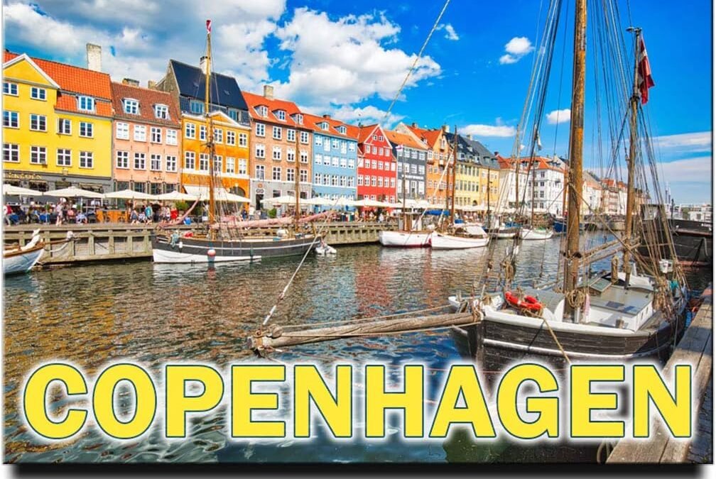 Wholesale Copenhagen Fridge Magnet Denmark Travel Souvenir Zealand Kingdom of Denmark Factory & Supplier OEM