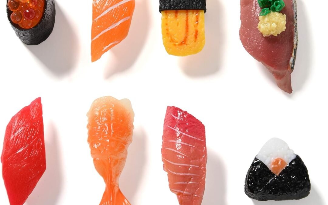 Wholesale Cute Sushi Fridge Magnet Japanese Food Fun Magnets for Refrigerator Whiteboard, Fake Sushi Food Play Toys for Dollhouse Cake Kitchen Decoration Gifts(Sushi 1) Factory & Supplier OEM