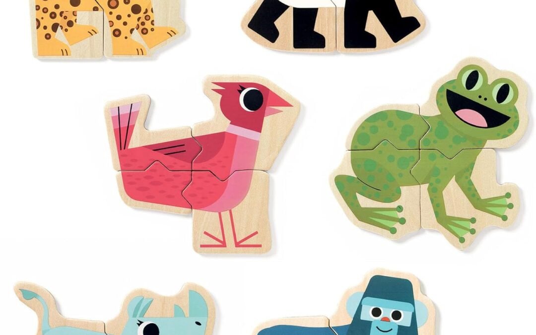 Wholesale DJECO Mix & Match Animal Magnets – Silly Creatures, Endless Fun for Home, School or Gifts – Fun & Creative for Family & Friends, Educational Wooden Toys for Preschool, Kids 2+ Factory & Supplier OEM