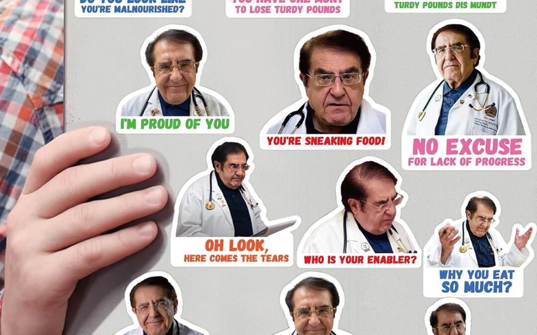 Dr Now Magnets Fridge,Funny Cute Dr. Nowzaradan Fridge Locker Magnet- 3" × 3" Strong Magnets Black Text, Motivational Diet Helper - dr nowzaradan Diet Plan Book12 Pack (Color Dr Now 12pcs)