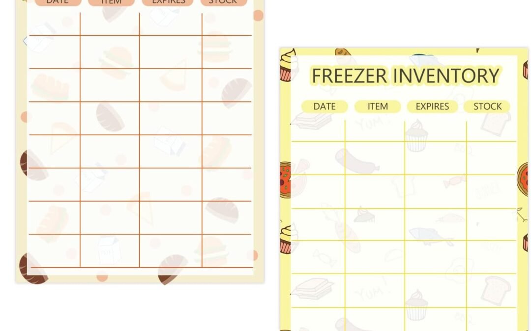 Wholesale Dry Erase Freezer Inventory Fridge Magnet,11×8 Inch Magnetic Fridge Inventory Trackers Freezer Food Checklist,Dry Wipe Inventory List for Freezer,Fridge and Pantry 2 Pack Factory & Supplier OEM