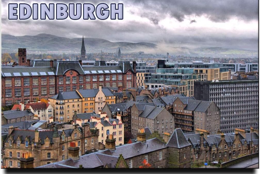 Wholesale Edinburgh Fridge Magnet Scotland Travel Souvenir Design Based on Photo by Hansueli Krapf, License CC-by-SA 3.0 Factory & Supplier OEM