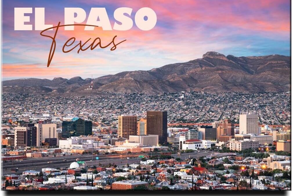 Wholesale El Paso Fridge Magnet Texas Refrigerator Door Photo Magnet Travel Souvenir Factory & Supplier OEM