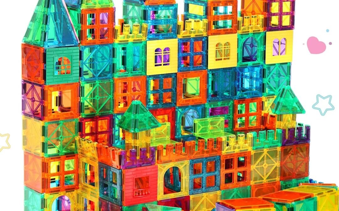 Wholesale FNJO Magnetic Tiles, 100PCS Building Blocks, Magnets Building Set, STEM Construction Stacking Toy Gift for Kids 3+ Boys and Girls Preschool Kindergarden Toy Factory & Supplier OEM