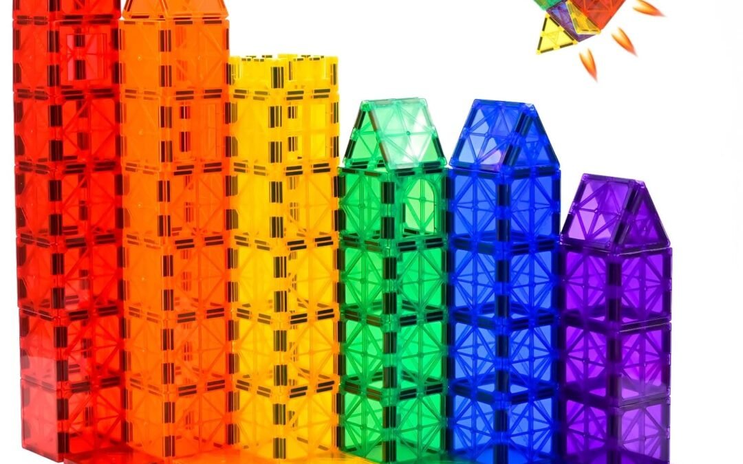 Wholesale FNJO Magnetic Tiles, 52 PCS Magnet Building Set, Magnetic Building Blocks,Construction STEM Toys for Kids, Gift for Boys Girls Factory & Supplier OEM