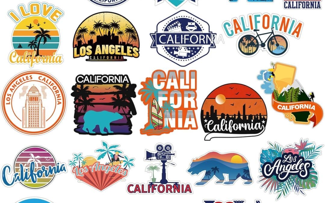 Wholesale Fabbay 25 Pcs Los Angeles Fridge Magnet Magnetic Refrigerator Stickers Los Angeles California Souvenirs Gifts Refrigerator Magnets for Fridge Laptop Locker Home Decoration Accessories Factory & Supplier OEM
