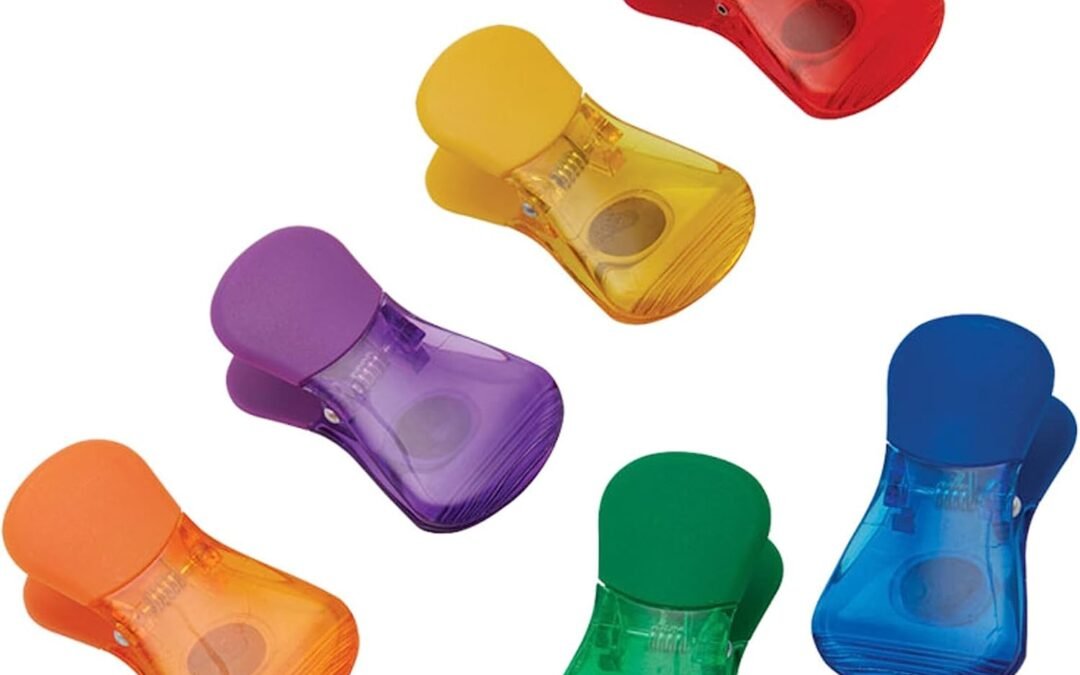 Wholesale Farberware Heavy Duty 6 Piece Wide Bag Clip Set, Assorted Colors Magnetic Food Sealing Clips for Chips, Snacks and Organization Factory & Supplier OEM