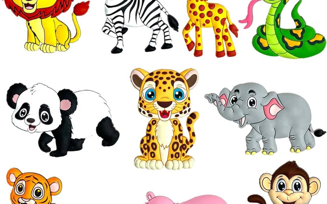 Wholesale Fridge Magnets for Toddlers,Jungle Animal Refrigerator Magnets for Kids,Safari Fridge Magnetic,Baby Learning Magnet Educational Toys Gift for Whiteboard Factory & Supplier OEM