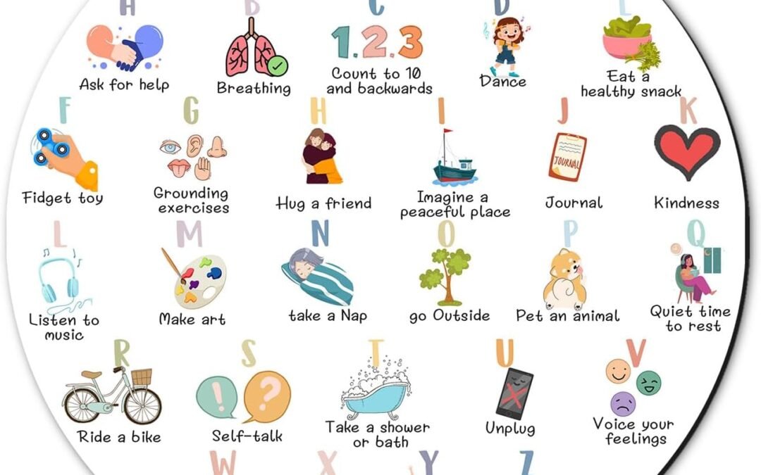 Wholesale Funny Mental Health Fridge Magnets – Coping Skills Alphabet for Kids Decoration – Inspirational Refrigerator Magnet for Office Staff Teacher Motivational Gift Factory & Supplier OEM