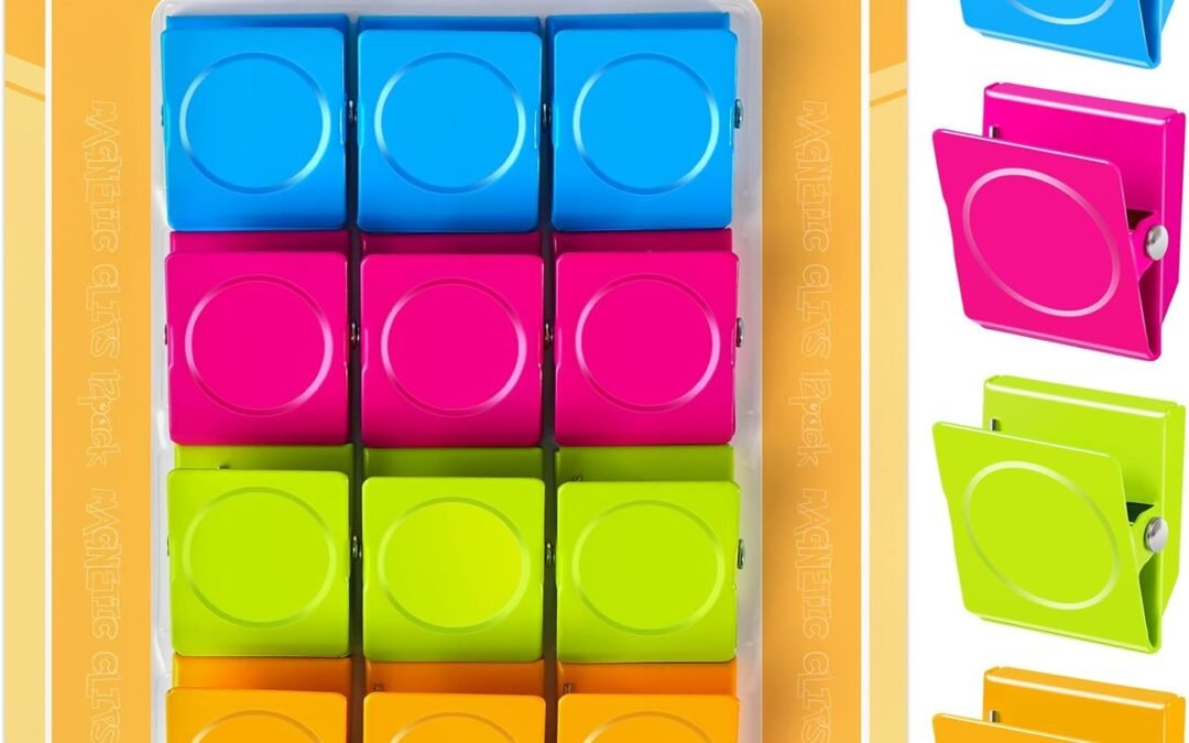 Wholesale Grtard 12 Pack Magnetic Clips Heavy Duty, Colorful Strong Fridge Magnet Clips Heavy Duty, Metal Magnet Clips for Fridge, clip Magnets, Magnetic Clips for Refrigerator, Locker, Whiteboard, Home, Office Factory & Supplier OEM