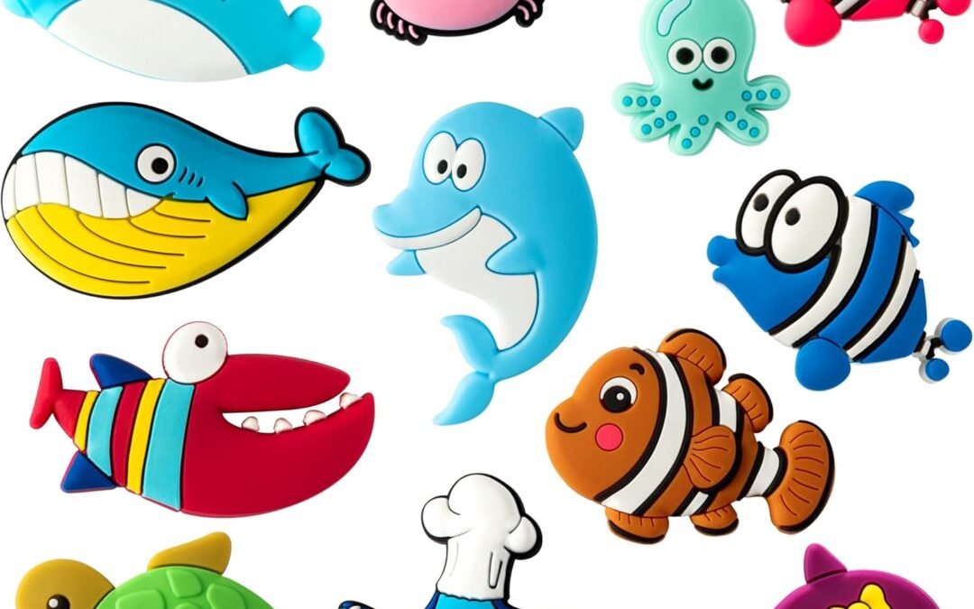 Wholesale H1vojoxo 12PCS Sea Animals Fridge Magnets for Toddlers Cute Ocean Animals Refrigerator Magnets for Toddlers 1-3 Shark Dolphin Turtle Fish Magnets Toy for Baby School Educational Magnets for Whiteboard Factory & Supplier OEM