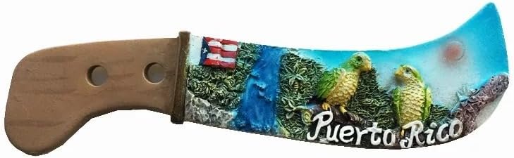 Wholesale Handcrafted Puerto Rico Knife Shaped Fridge Magnet, Unique Puerto Rican Souvenir & Creative Travel Gift Factory & Supplier OEM