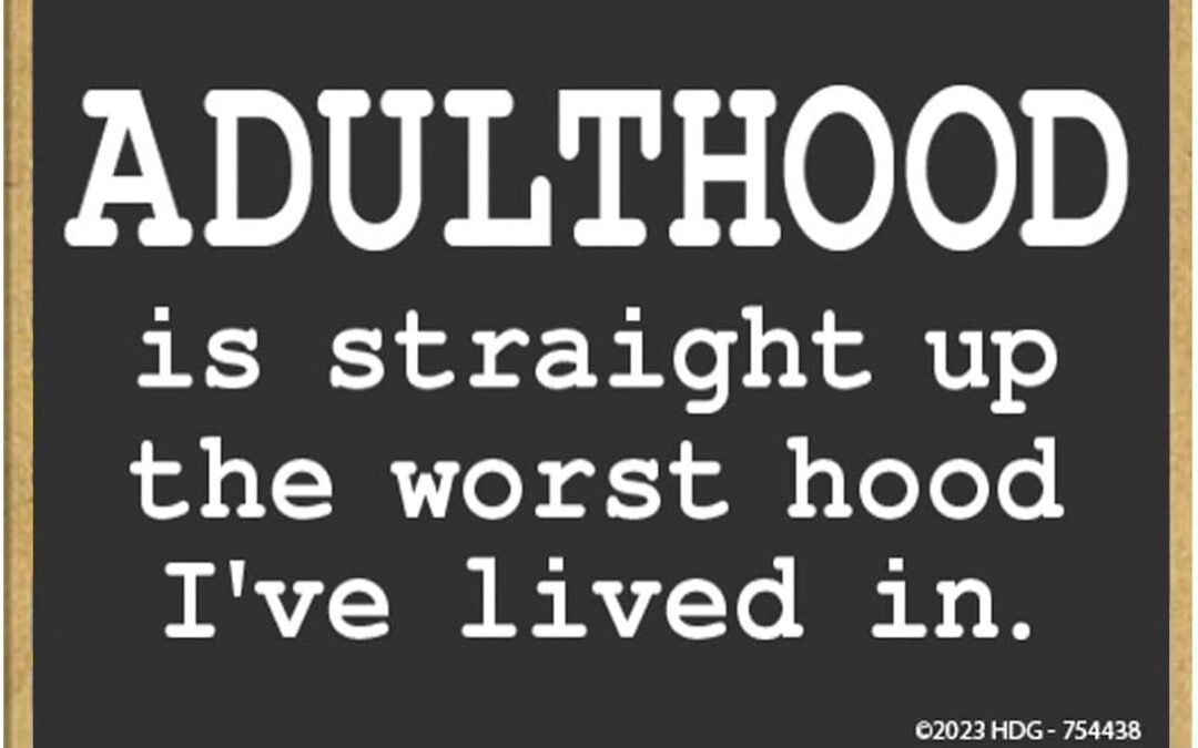 Wholesale Honey Dew Gifts, Adulthood is Straight Up The Worst Hood I’ve Lived in, 2.5 inch by 3.5 inch, Made in USA, Locker Decorations, Funny Fridge Magnet, Refrigerator Magnets for Adults, 754438 Factory & Supplier OEM