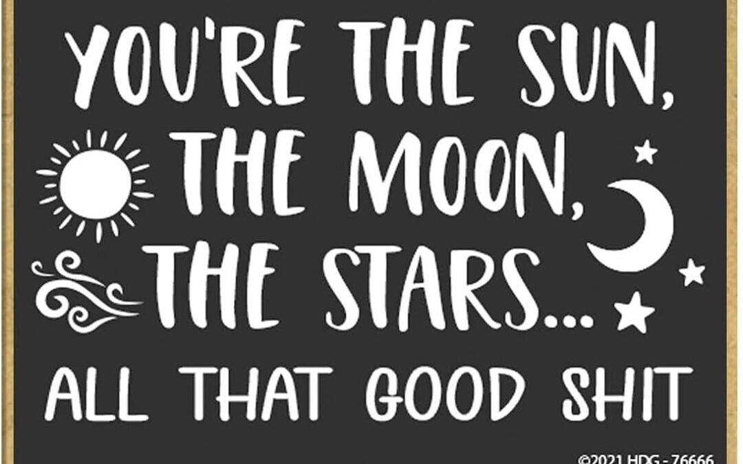 Wholesale Honey Dew Gifts, You’re The Sun, The Moon, The Stars, Fridge Word Magnets for Adults, Sarcastic Magnets for Refrigerator, Funny Fridge Magnet, 3.5 Inch by 2.5 Inch, 76666 Factory & Supplier OEM