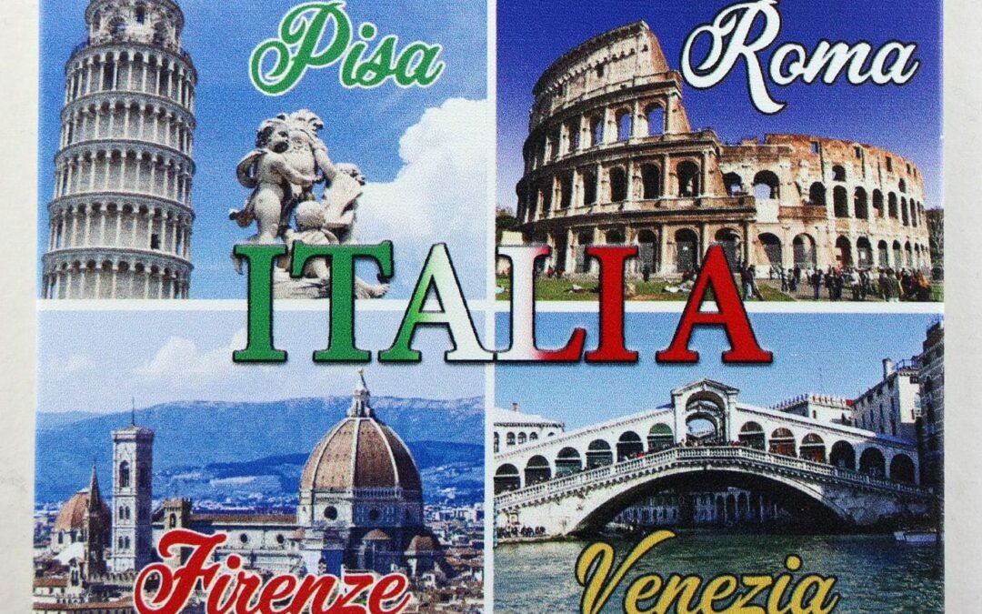 Wholesale Italy Cities Collage Fridge Collector’s Souvenir Magnet 2.5″ x 3.5″ Factory & Supplier OEM
