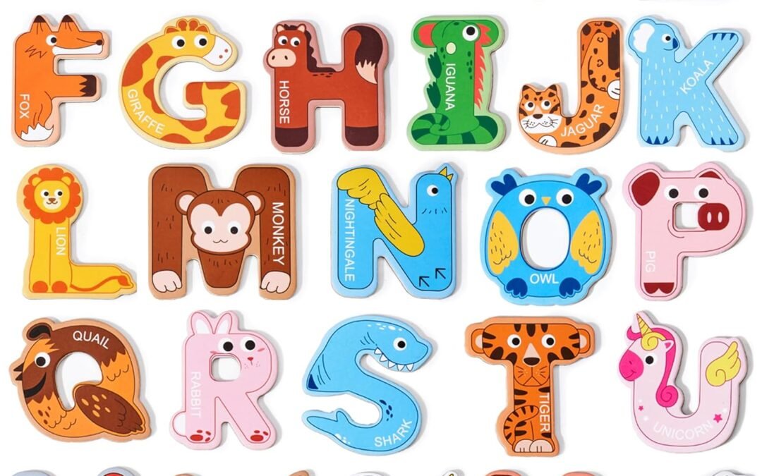 Wholesale JoyCat Magnetic Letters, Alphabet ABC Fridge Magnets for Toddlers & Kids, Cute Educational Animal Toys, 26 Uppercase Refrigerator Magnets, Great Spelling Learning Gift for Preschool 2 3 4 5 Years Old Factory & Supplier OEM