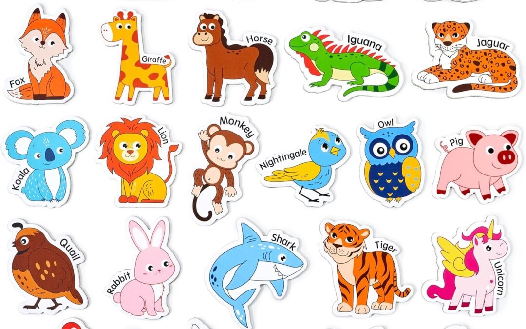 Wholesale JoyCat Wooden Magnets for Kids – 26 Cute A-Z Animals Fridge Magnets for Toddlers, Large Magnetic Animal Refrigerator Toys, Fun Educational Learning Gifts for Toddlers 2 3 4 5 Years Old Factory & Supplier OEM