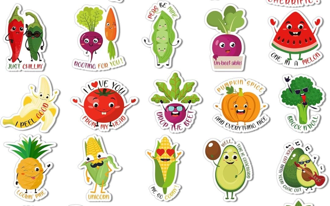 Wholesale Kanayu 24 Pcs Funny Fridge Magnets Fun Veggie and Fruit Puns Cute Vegetable Fruit Magnets for Fridge Magnetic Cute Refrigerator Magnets for Office Kitchen Factory & Supplier OEM
