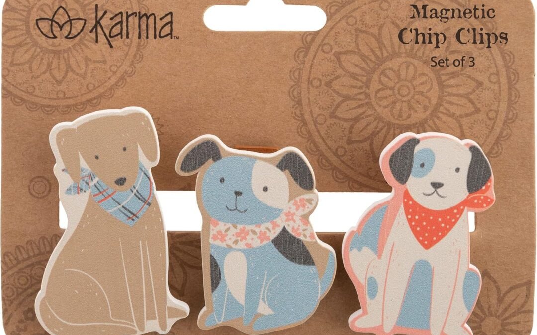 Wholesale Karma Magnetic Shaped Chip Clips – Bag Clips – Potato Chip Bag Clips – Colorful and Fun Bag Clips for Food and Storage – One Size, Dog Factory & Supplier OEM