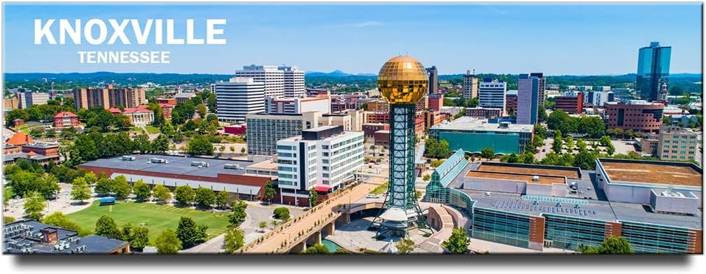 Wholesale Knoxville Panoramic Fridge Magnet Tennessee Travel Souvenir Factory & Supplier OEM