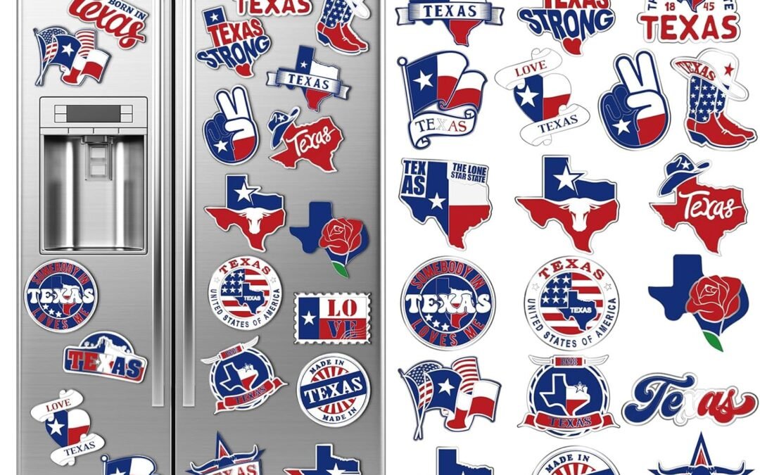 Wholesale Konohan 25 Pcs Texas Refrigerator Magnets Texas Fridge Magnet Stickers States Souvenirs Gifts Magnet Holiday Magnetic Travel Decoration for Home Car Decor Factory & Supplier OEM