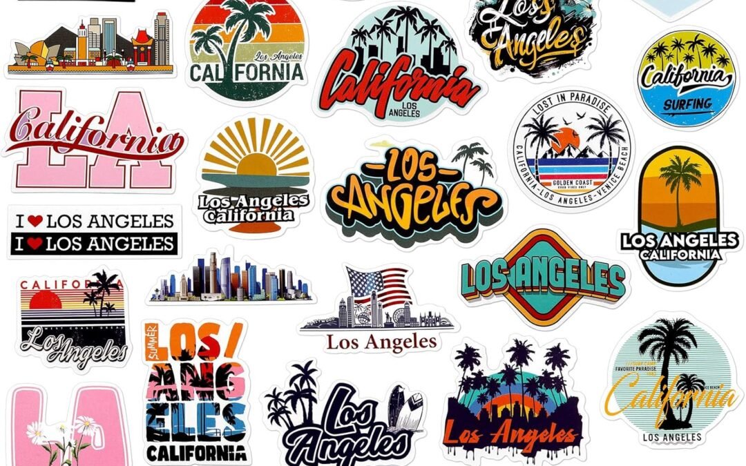 Wholesale Konohan 30 Pcs Los Angeles Souvenirs Gifts Los Angeles Magnet for Refrigerator City Magnetic Fridge Stickers for Home Decoration Factory & Supplier OEM