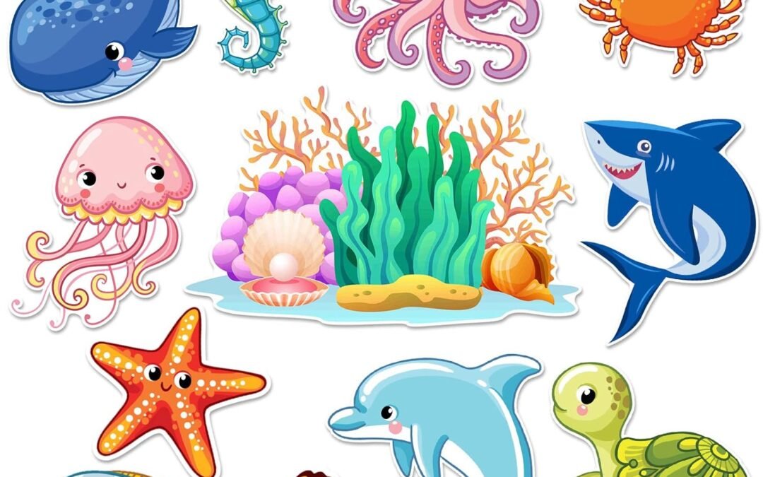 Wholesale LEIFIDE 12 Pcs Cruise Door Decorations Magnetic Ocean Car Magnets Cruise Door Magnet Stickers Decorations Ocean Fridge Decor for Carnival Refrigerator(Sea Animal) Factory & Supplier OEM