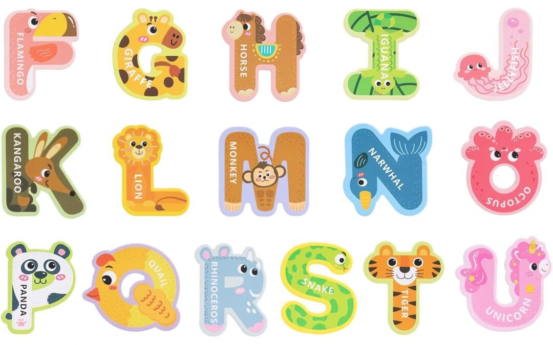 Wholesale LOVESTOWN Magnetic Letters for Toddlers, 26 Large Animal Alphabet Magnets, Educational Learning Toys, Fridge Magnetic Letters Set Factory & Supplier OEM